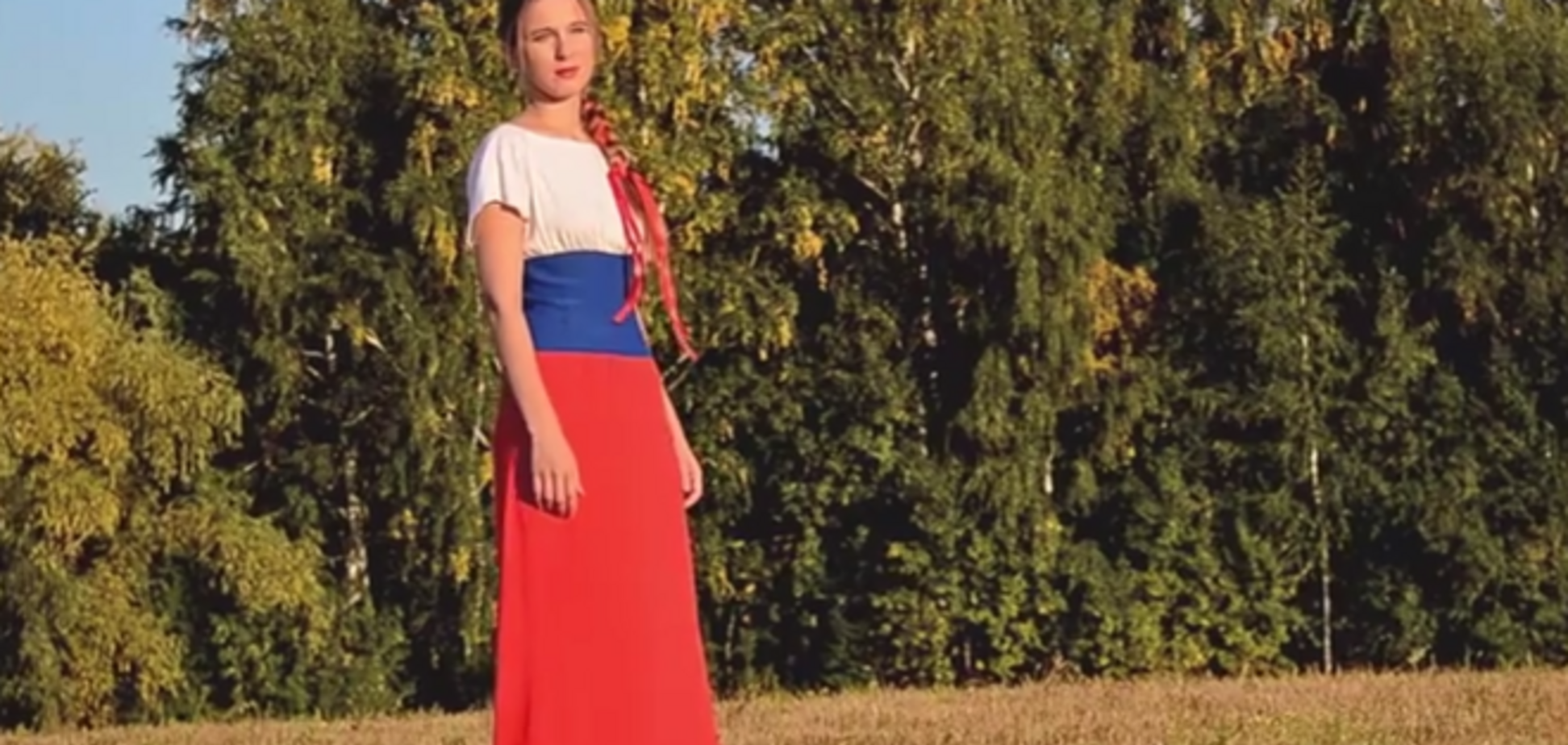 Российская ура-патриотка оправдала войну против Украины видеоклипом 'Мой Путин'