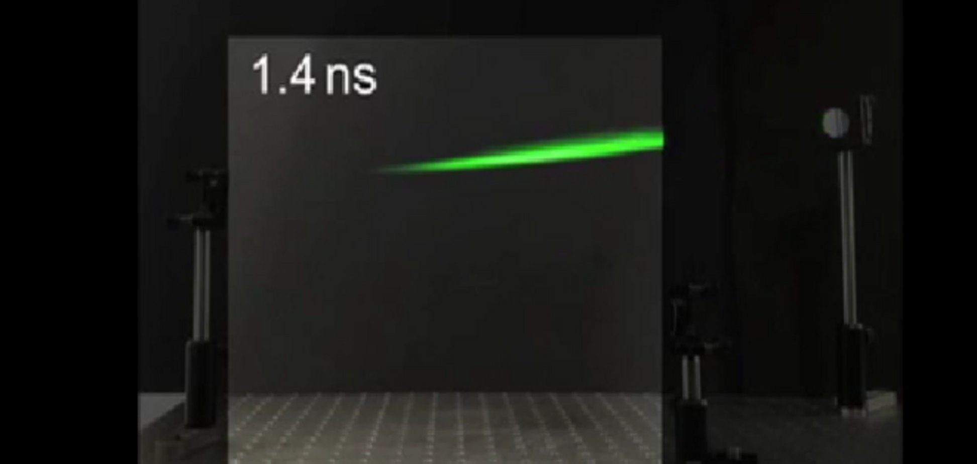 Ученые впервые засняли полет лазерного луча