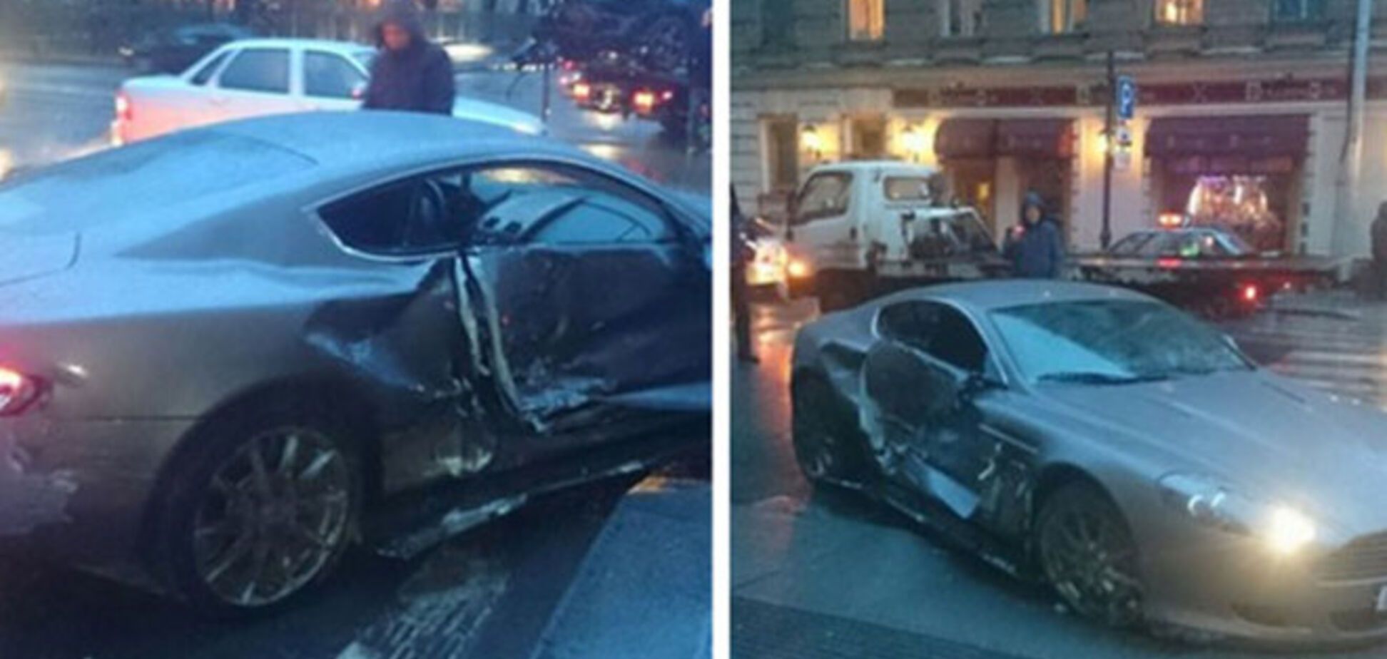 В России 15-летний футболист попал в аварию на Aston Martin