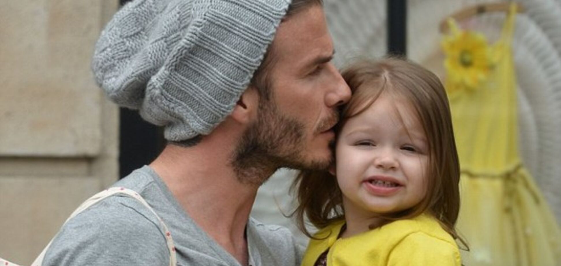 Трехлетняя дочь Дэвида Бекхэма считает его толстым