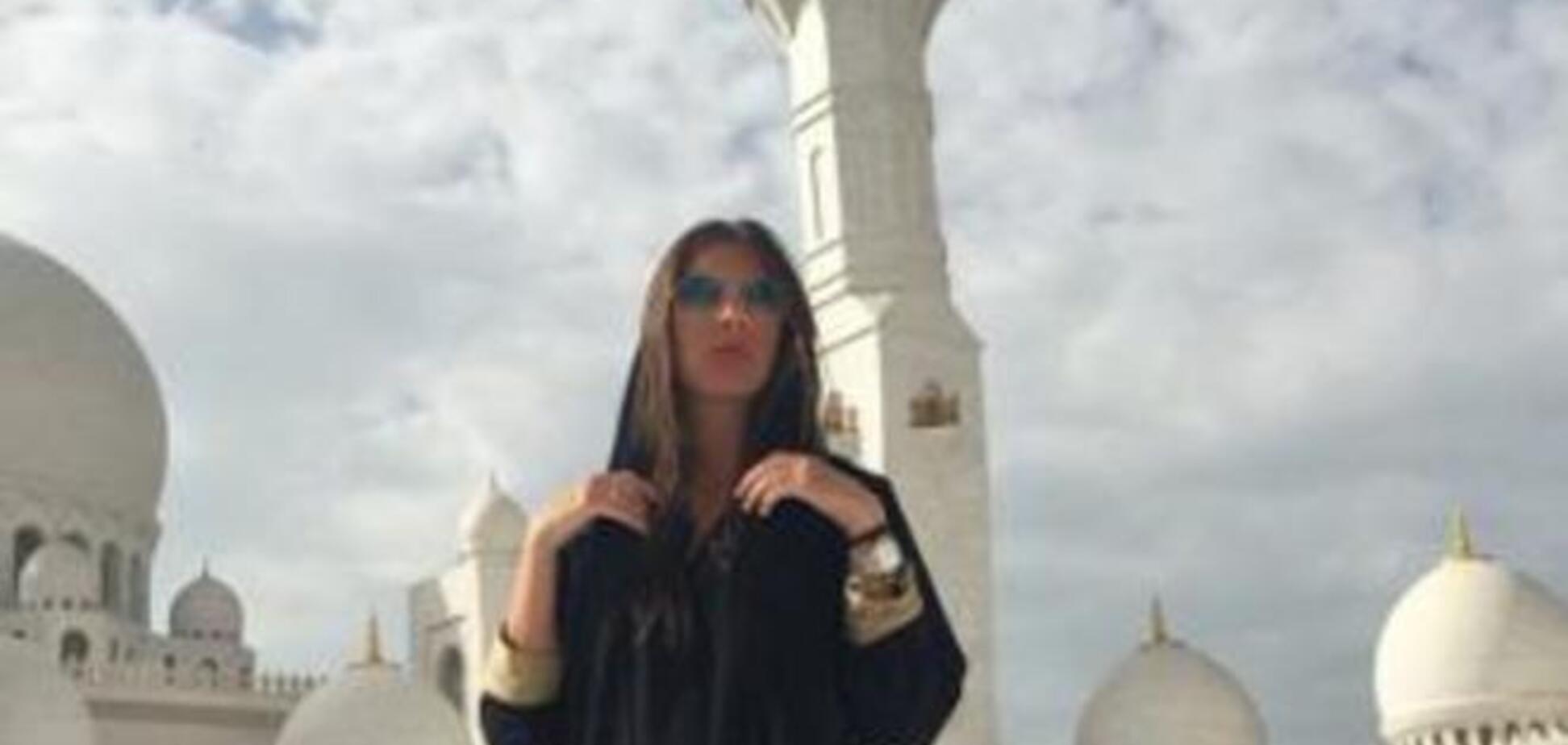 Кети Топурию в Абу-Даби заставили облачиться в хиджаб