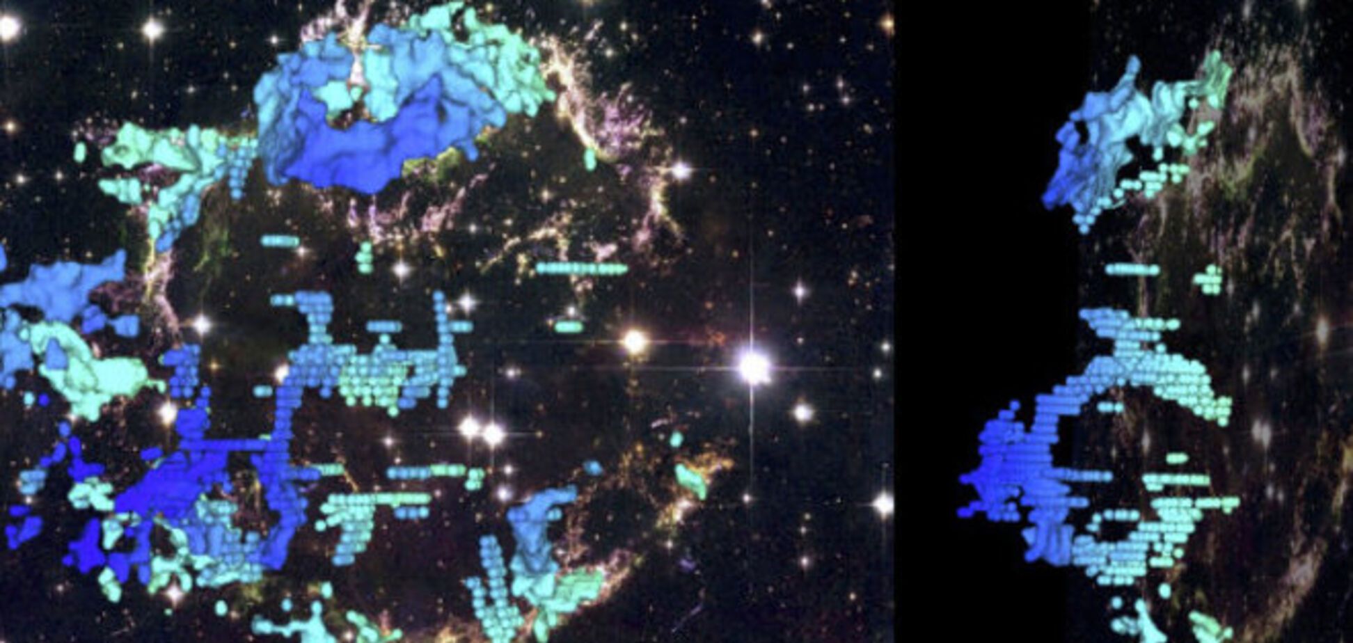 Создали точную 3D-карту взрыва сверхновой звезды