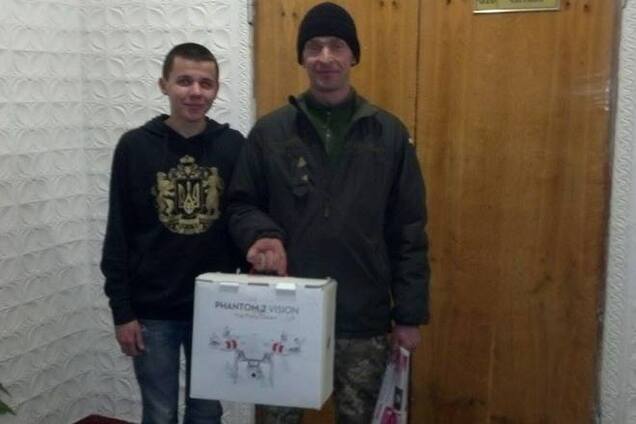Львовский студент купил за стипендию беспилотник для бойцов АТО: фото подарка