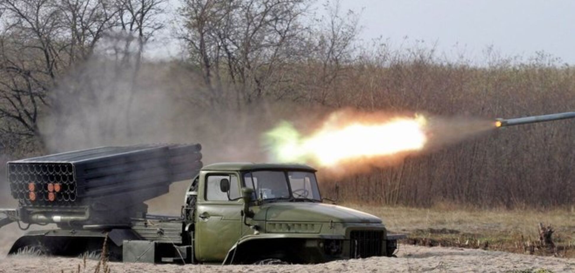 Террористы на Донбассе обстреляли силы АТО из реактивной артиллерии
