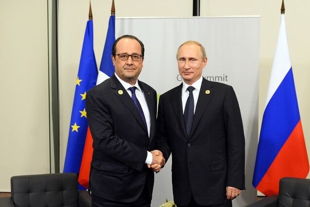 Олланд назвал условия снятия санкций против России