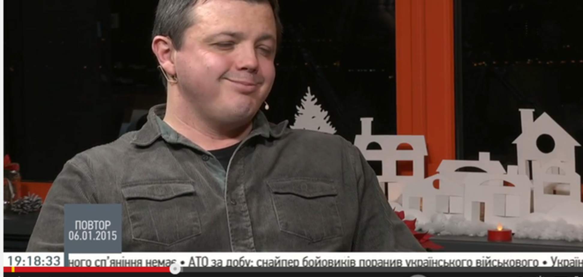 Семенченко обвинил 'Громадське ТВ' в политическом заказе и отказался отвечать на вопросы