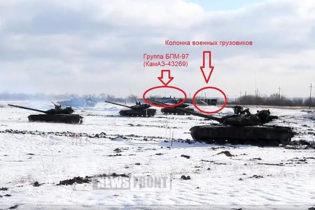 Россия перебросила в Луганск уникальную технику и сразу же начала от нее открещиваться: фотофакты