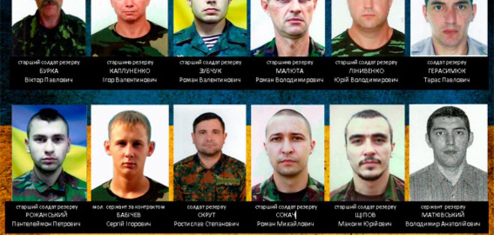 Опубликован список погибших в ДТП бойцов Нацгвардии