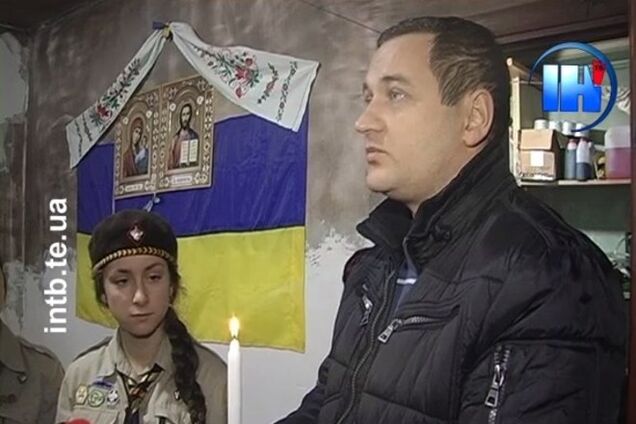 Из Тернополя в зону АТО передали Вифлиемский огонь: опубликовано видео