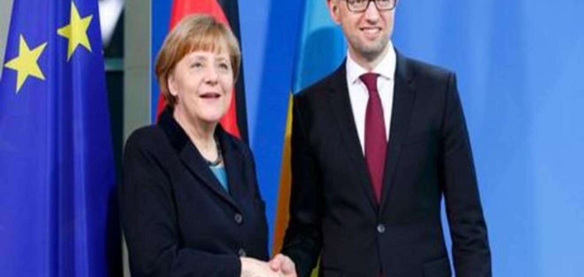 Яценюк просил помощи в Берлине, Германия пообещала поддержать