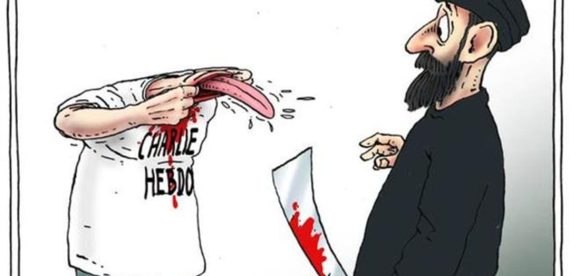 В ответ на теракт в редакции Charlie Hebdo появились 12 рисунков со всего мира