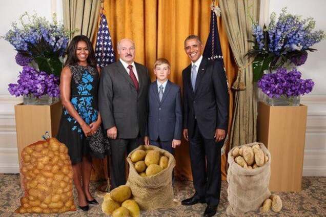 Президентский квартет: фото Лукашенко с сыном в компании четы Обам взорвало соцсети
