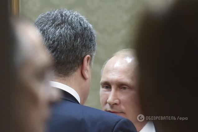 Путин попросил Порошенко о двухсторонней встрече, в Кремле 'отнекиваются'