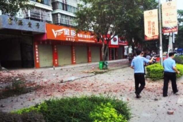 В Китае снова прогремел мощный взрыв, есть раненый