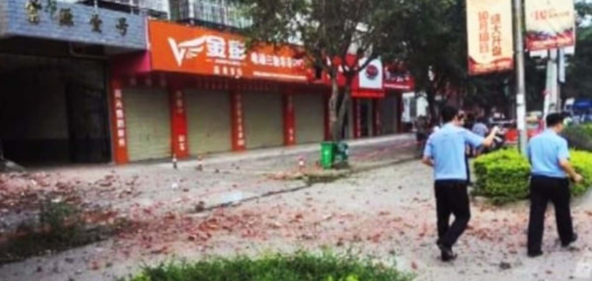 В Китае снова прогремел мощный взрыв, есть раненый