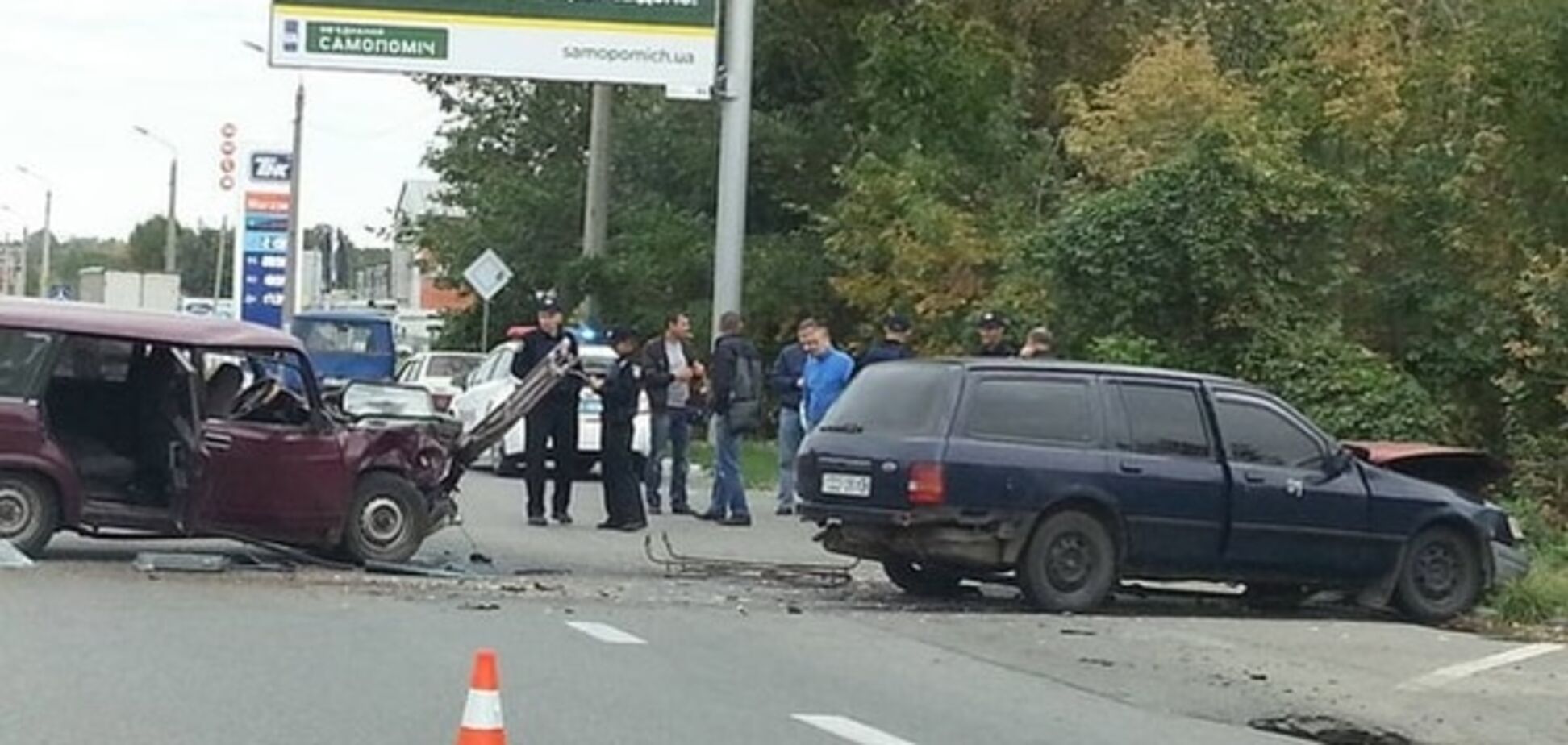 Два серьезных ДТП произошли в Харькове: фото с места аварий