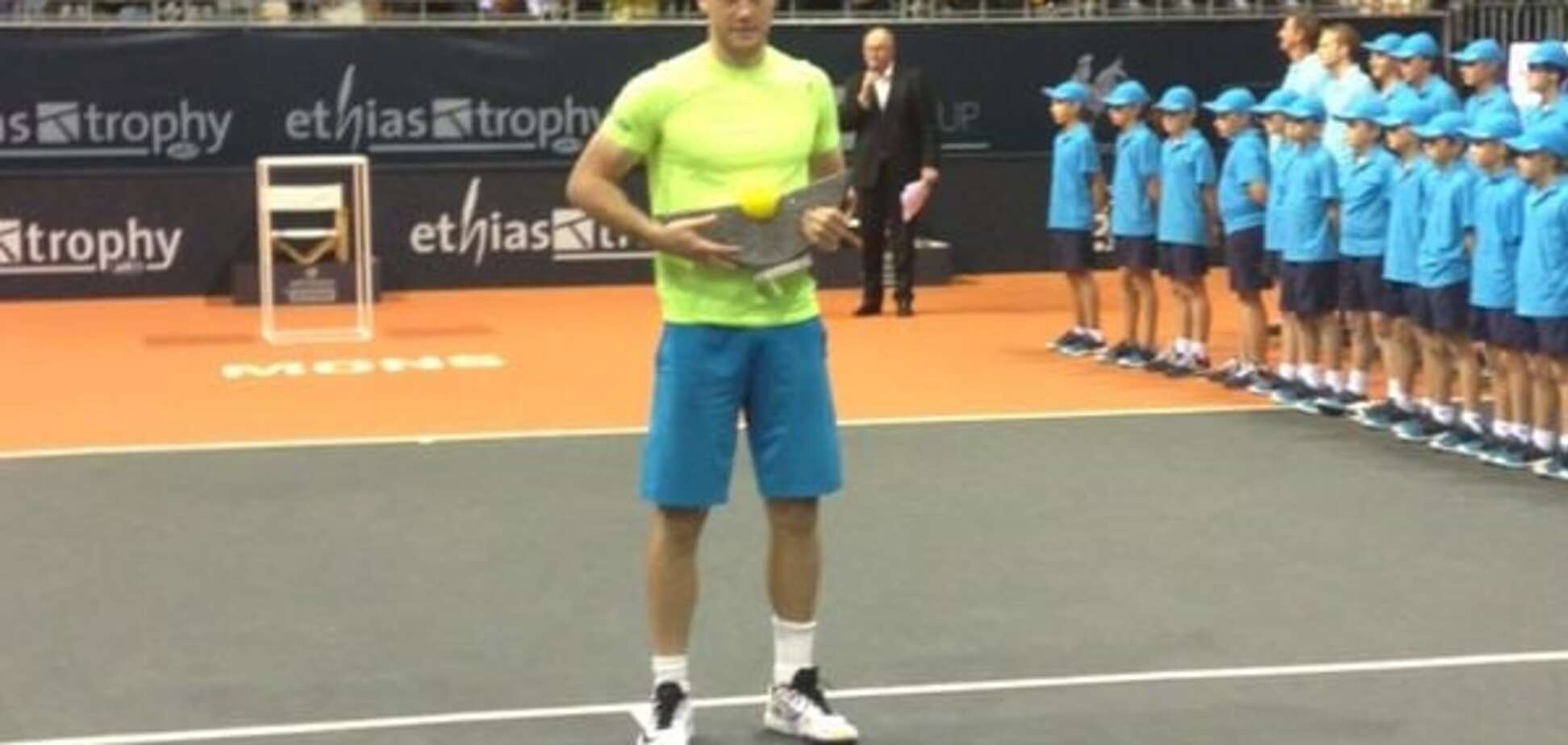 Украинец выиграл престижный теннисный турнир, одолев знаменитого немца