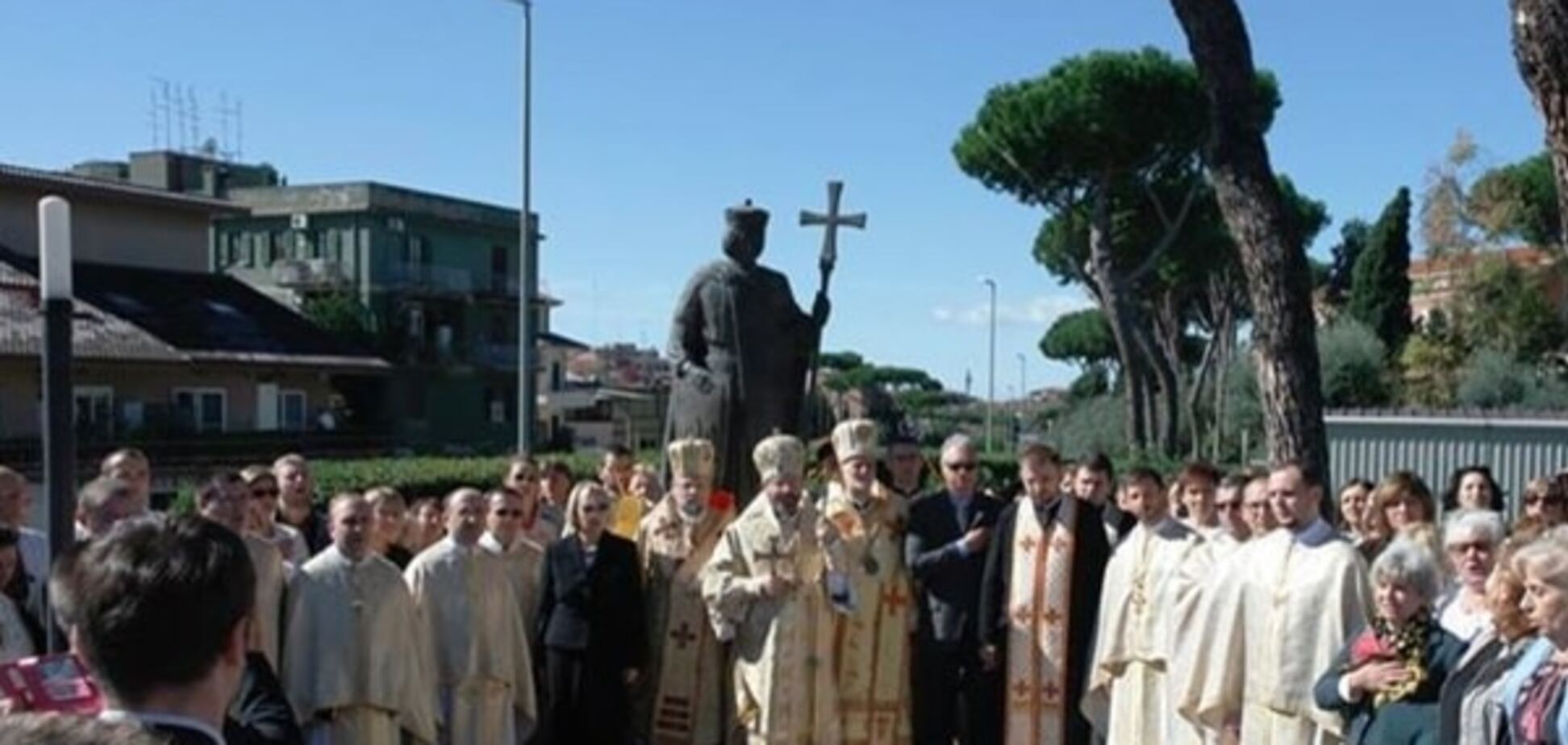В Риме торжественно открыли памятник Владимиру Великому
