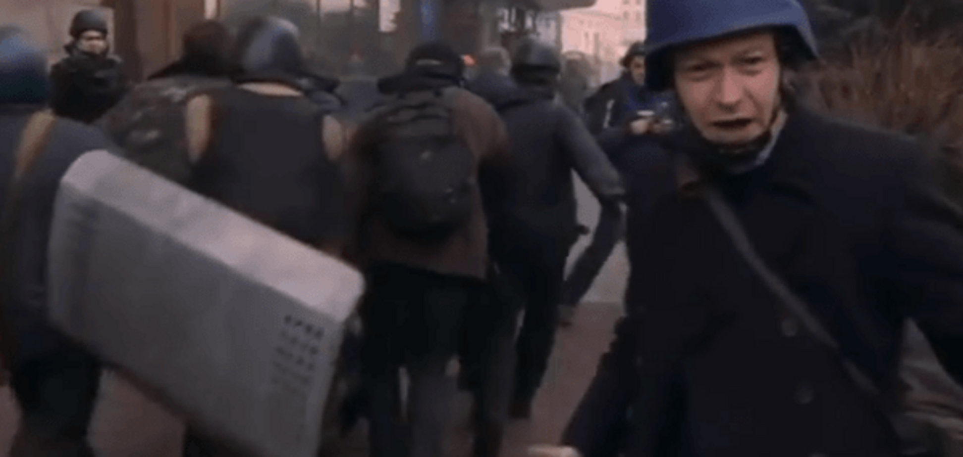 Журналист ВВС снял на видео, как из номера 'свободовца' стреляли по Майдану