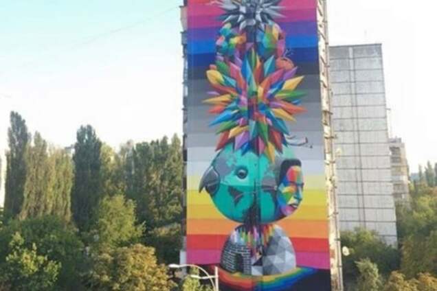 Киев украсили гигантскими муралами: самые красивые работы