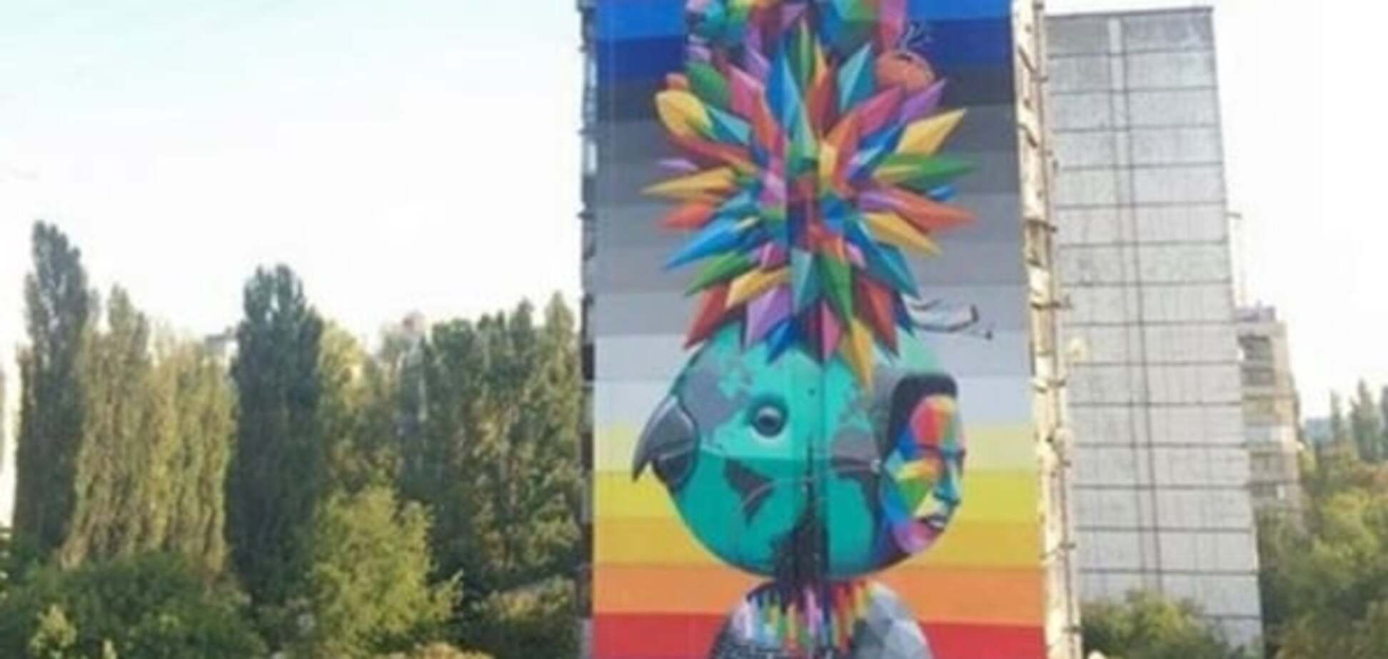 Київ прикрасили гігантськими муралами: найкрасивіші роботи