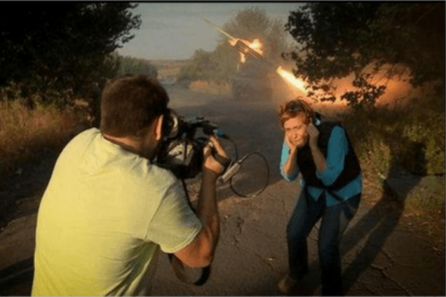 Кремлевские пропагандисты приехали в Донецк снимать 'обстрелы мирных жителей'
