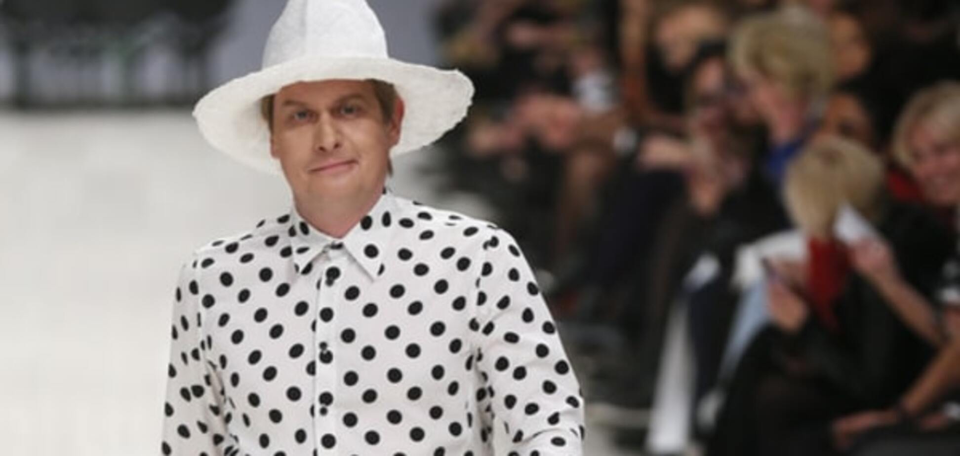 Звезда 'Квартала 95' вышел на подиум Украинской недели моды в забавном наряде