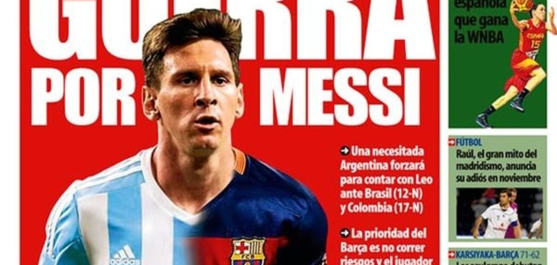 В 'Барселоне' из-за Месси началась война