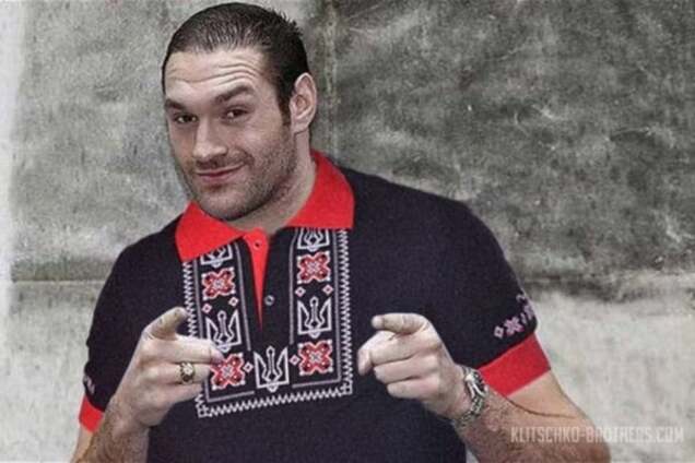 Фото дня: грозный Тайсон одел украинскую вышиванку 'Героям Слава'