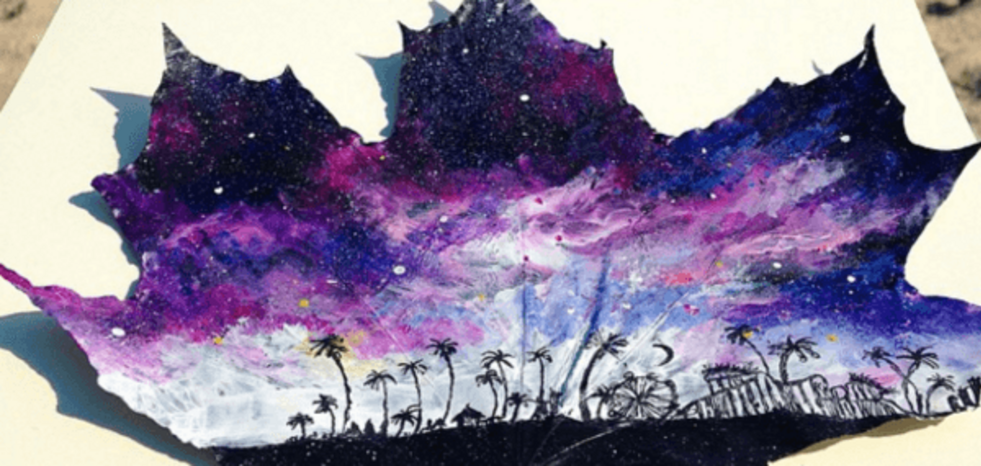 Невероятно: художница из Польши превратила опавшие листья в картины