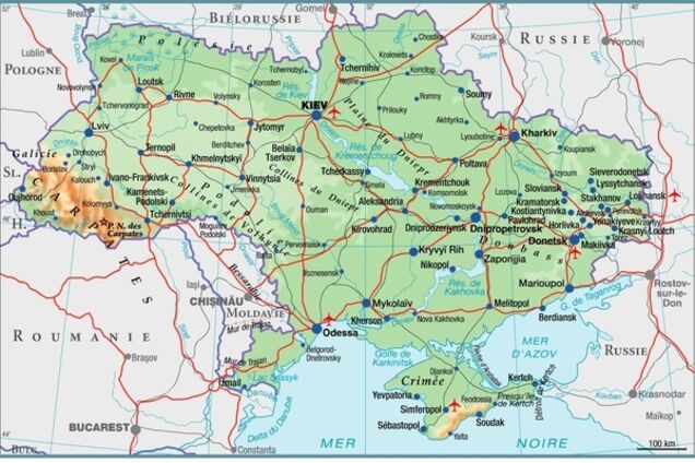 Работа над ошибками: французы 'вернули' Крым Украине. Фотофакт