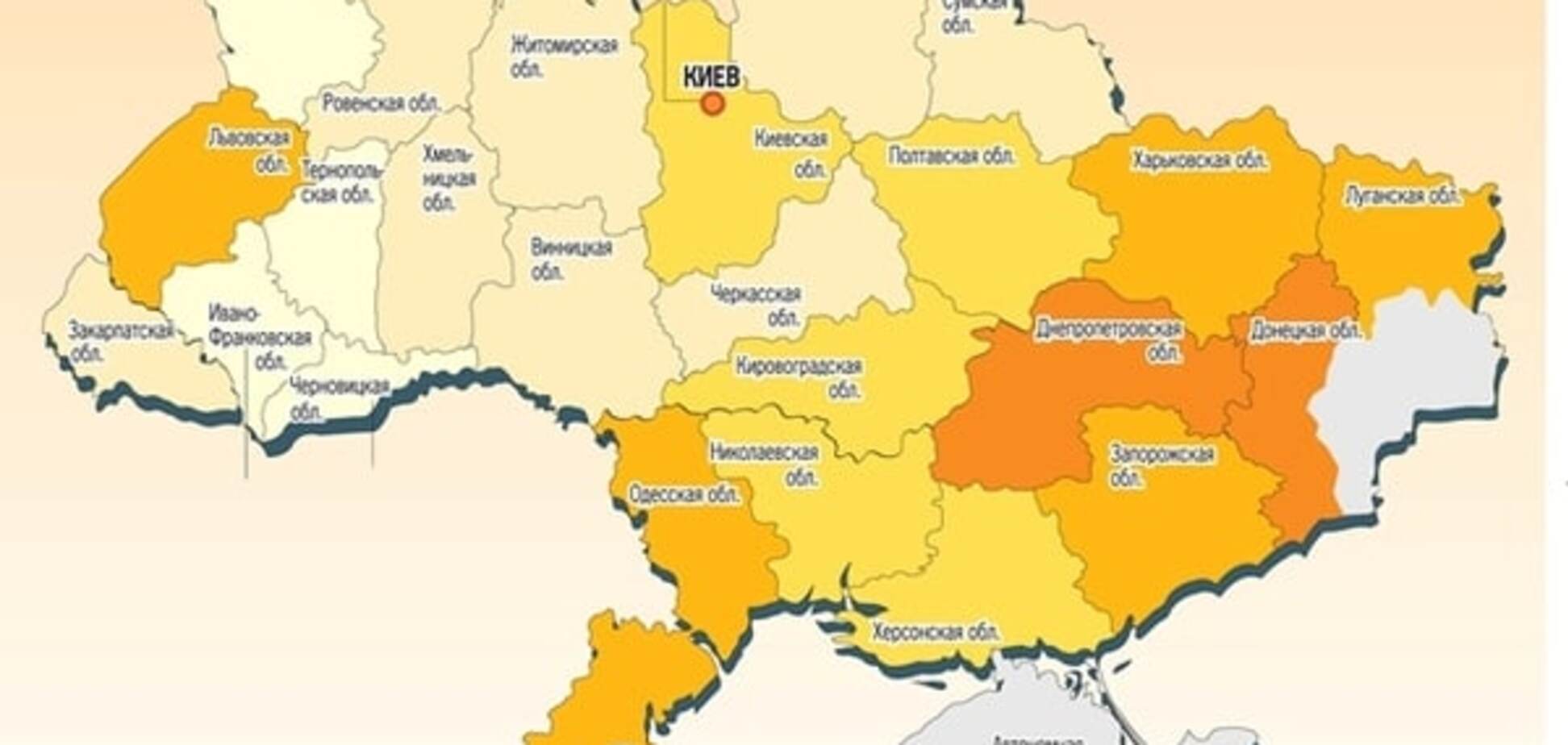 Названы самые криминальные регионы Украины: опубликована инфографика
