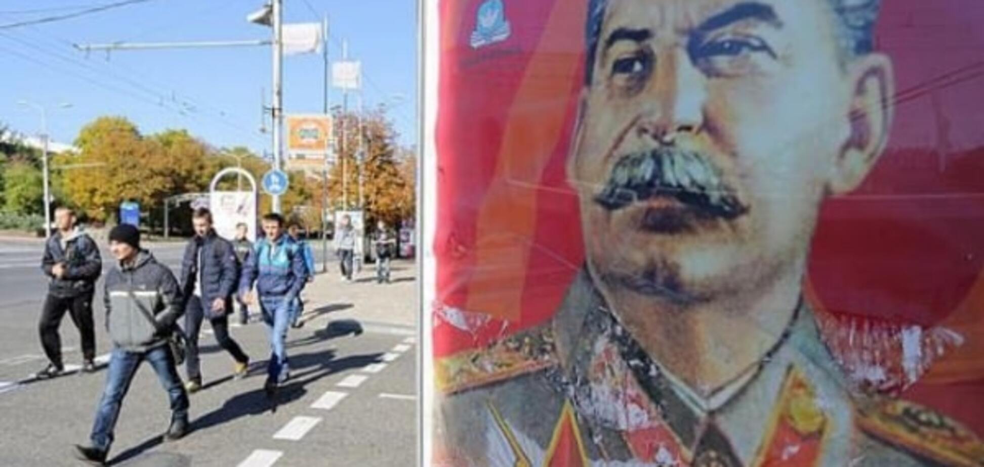 Сталин — это хорошо! Донецк заполонили портреты и цитаты диктатора: фотофакт
