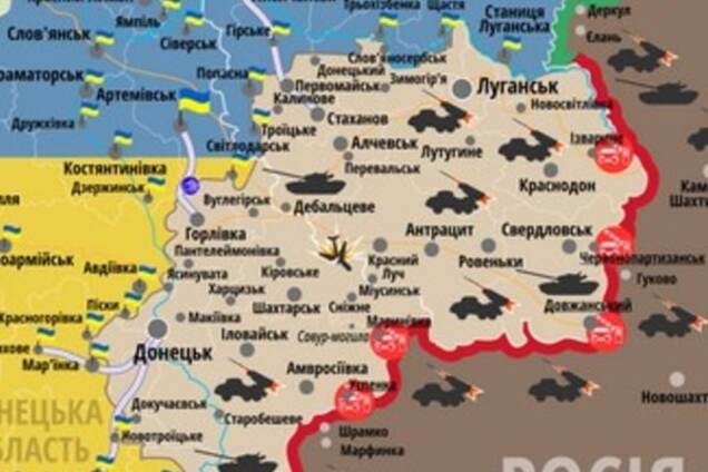 На Донбасі вперше за два тижні зафіксована абсолютна тиша: карта АТО