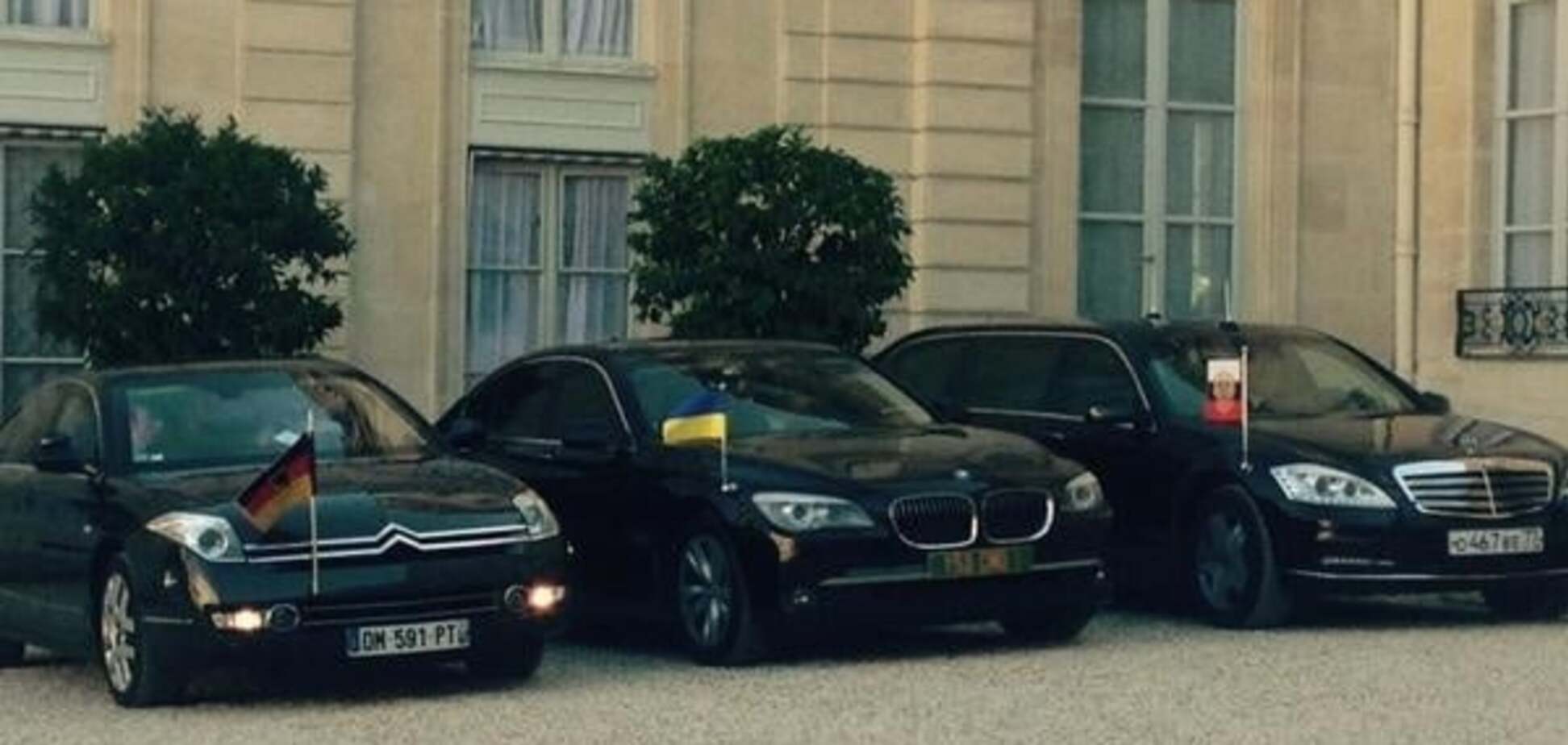 Путін приїхав до Єлисейського палацу на найшикарнішому авто: опубліковані фото