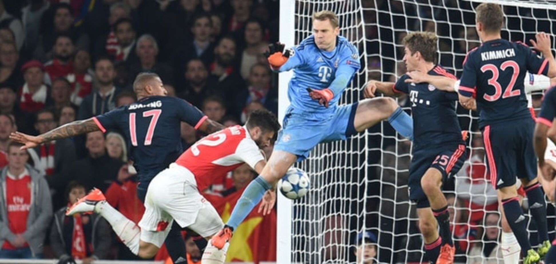 'Бавария' сенсационно легко проиграла 'Арсеналу': видео-обзор матча