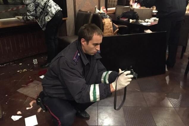 Стрельба в Киеве: опубликованы фото с места преступления