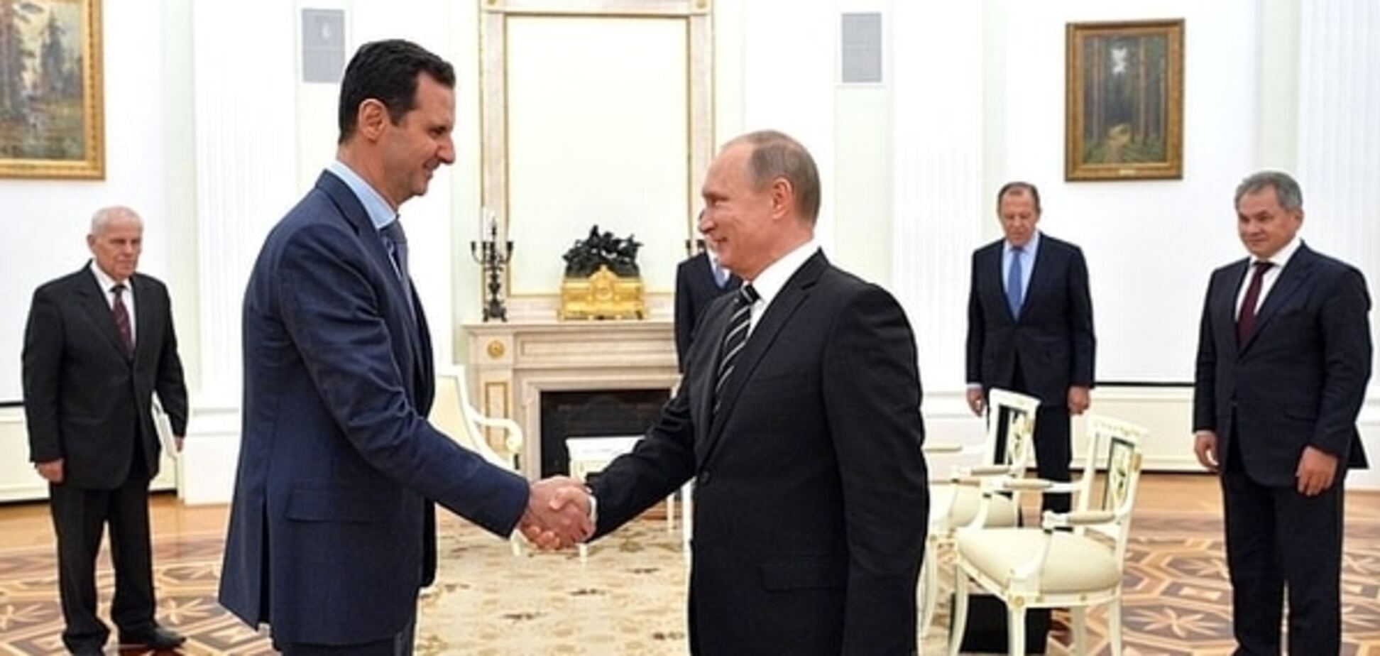 Асад на встрече с Путиным в Москве поговорил о дальнейших бомбежках Сирии