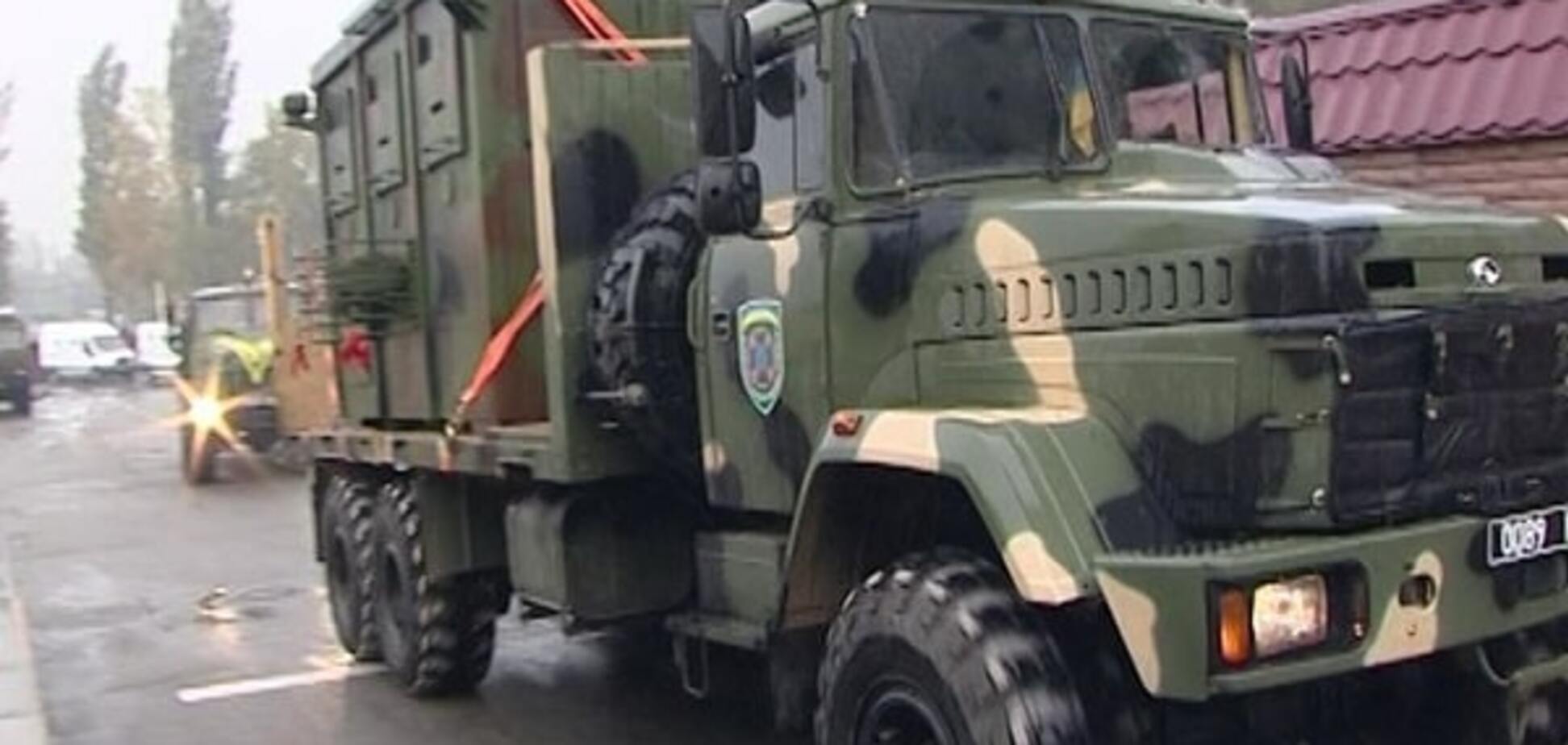 Переоснащение пограничников: на госграницу отправилась очередная колонна техники