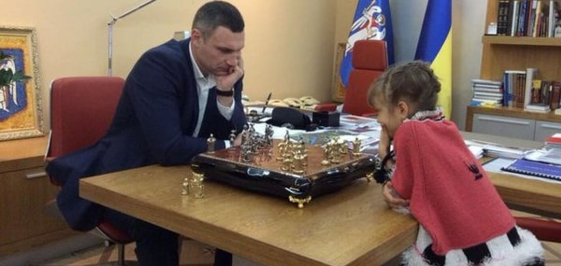 Виталий Кличко проиграл 8-летней девочке