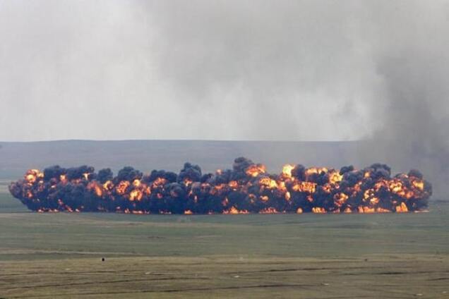 В Сети опубликовали видео, на котором Сирию выжигают 'Солнцепеком' и 'ГРАДами'