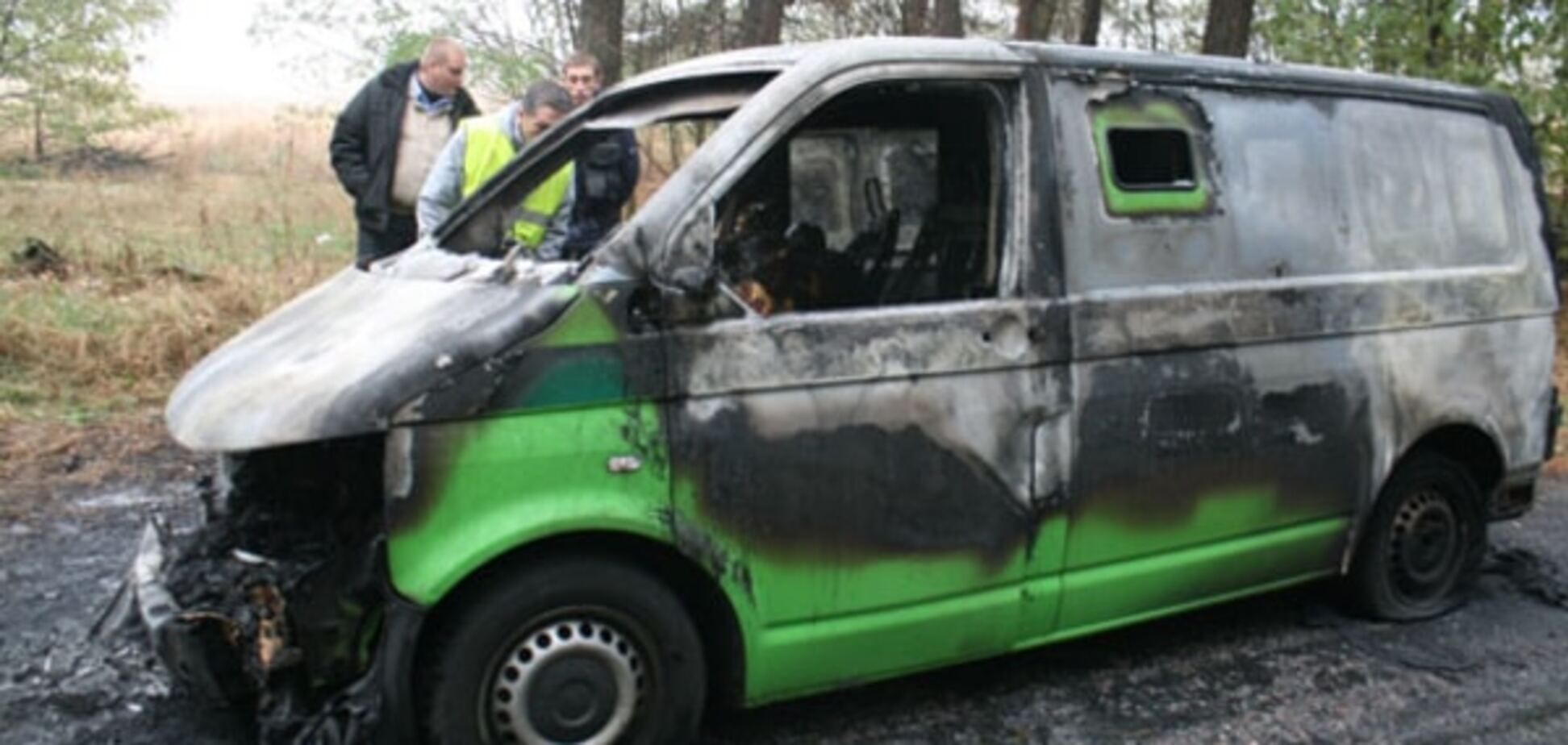 Убийство инкассаторов на Черниговщине: украдено около 15 млн грн, фоторепортаж