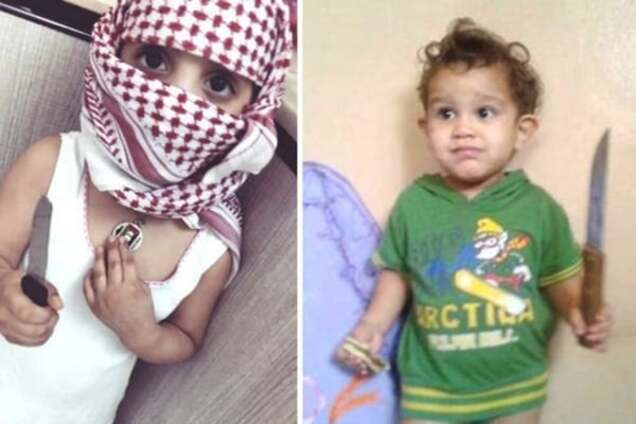 'Убивать с детства': террористы ИГИЛ запустили против Израиля шокирующий детский флешмоб с ножами - фотофакт