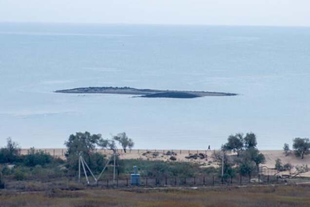 В Азовском море образовался остров в результате извержения вулкана
