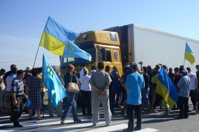В штабе блокады Крыма назвали организаторов сепаратистской акции протеста