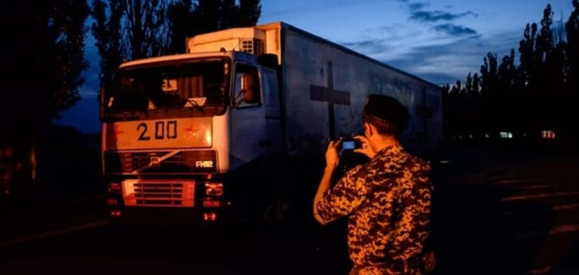 С Донбасса в Россию отправился фургон с надписью 'Груз-200' - ОБСЕ