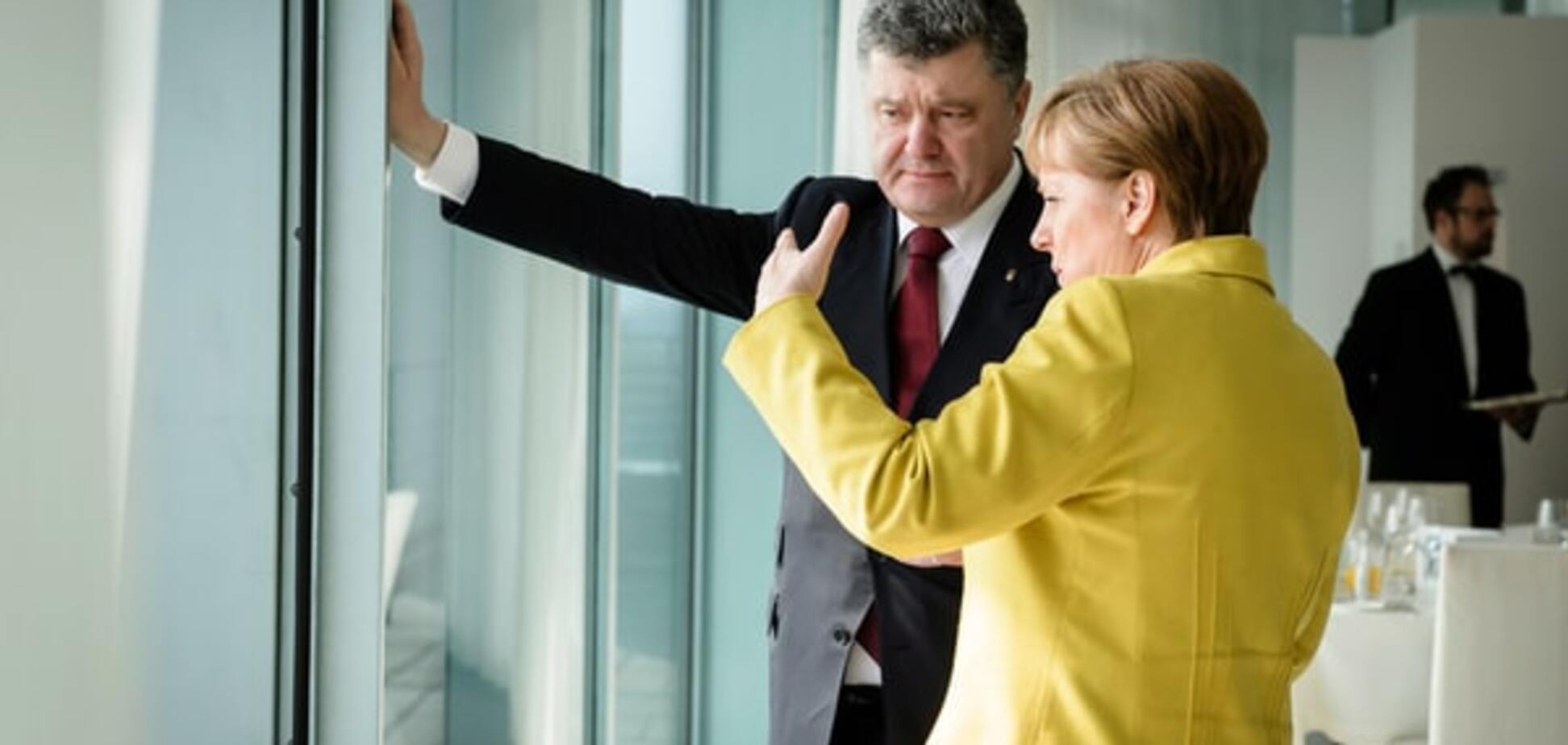 Порошенко и Меркель увидели на Донбассе 'окно возможностей'