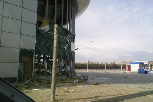 В сети показали, как выглядит разрушенный автовокзал в Донецке