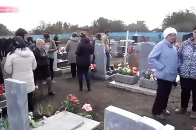 В сети появилось видео похорон погибшего в Сирии российского солдата