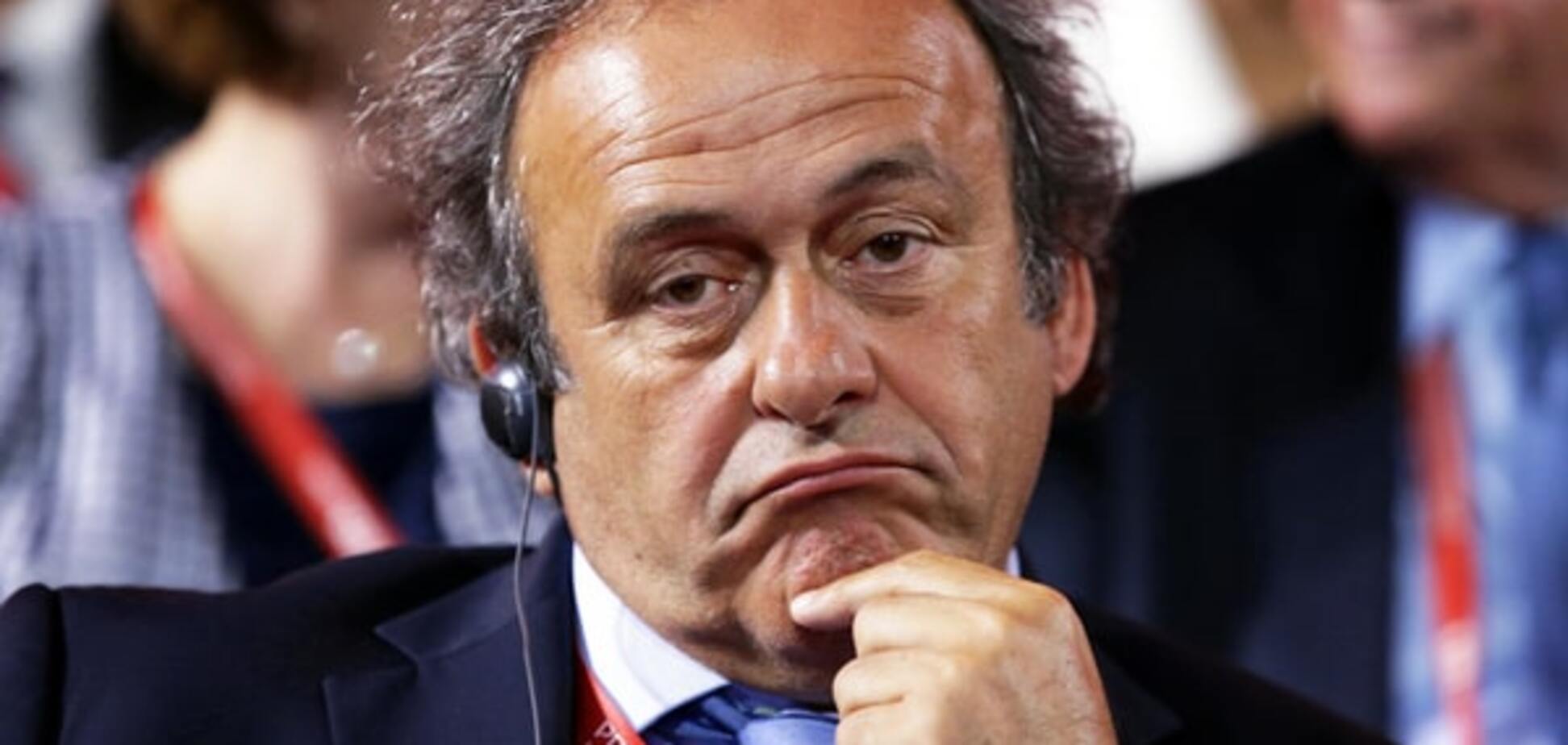 Президент УЕФА Платини: мне вылили кипящее масло на голову